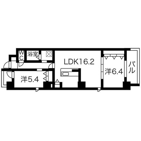 新栄町駅 徒歩3分 3階の物件間取画像